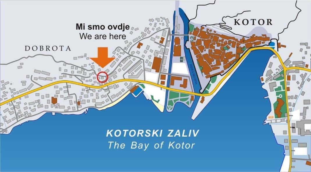 Apartments Coso Zlatne Njive Bb Kotor Buitenkant foto